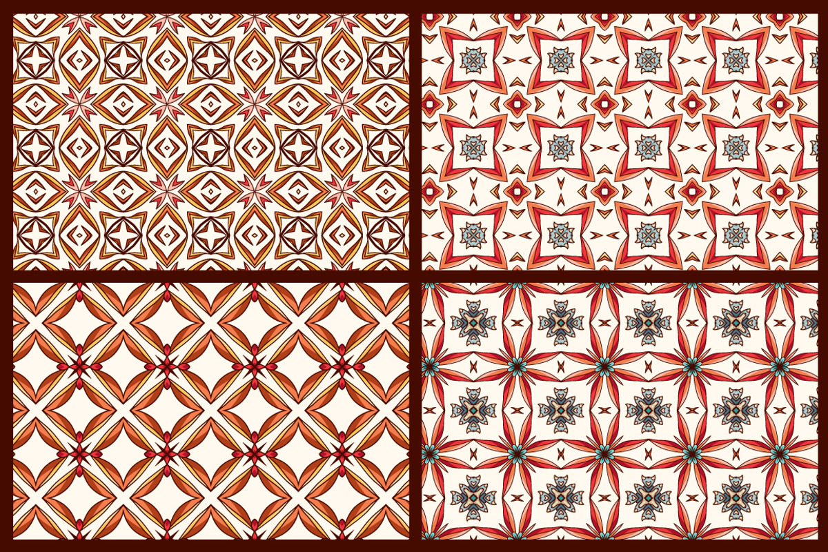 Set of geometric patterns preview 2