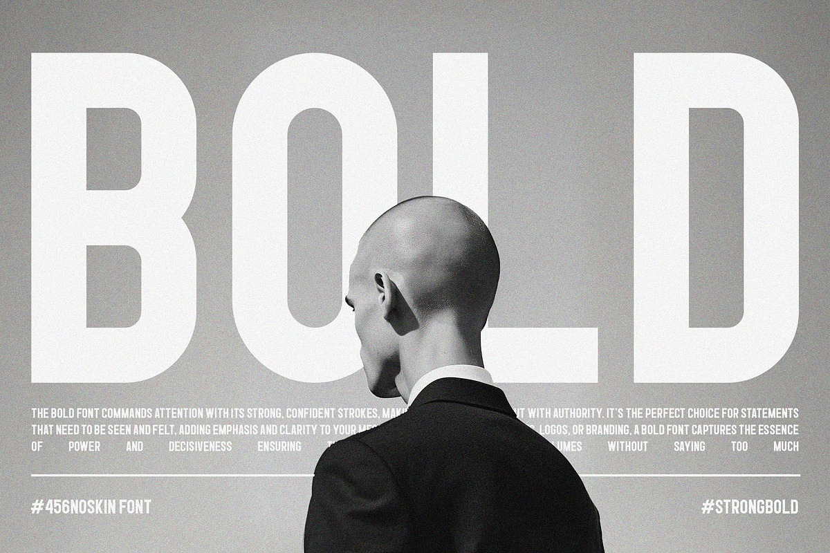 Noskin, a Sans Serif Font by Lemockup (Photo 3 of 9)