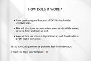 Travel Itinerary Template, a Social Media Template by SociallyyCreative (Thumbnail 10 of 10)