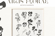 Artistic Abstract Floral Line Art, an Illustration by Laras Wonderland (Thumbnail 6 of 9)