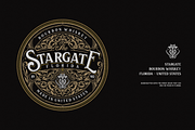 Bvas Estadas - Logo, Tattoo & Liquor, a Serif Font by ilhamtaro (Thumbnail 6 of 7)