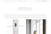 Estelle Feminine Wordpress Theme, a WordPress Template by The Reverie Collective (Thumbnail 1 of 3)