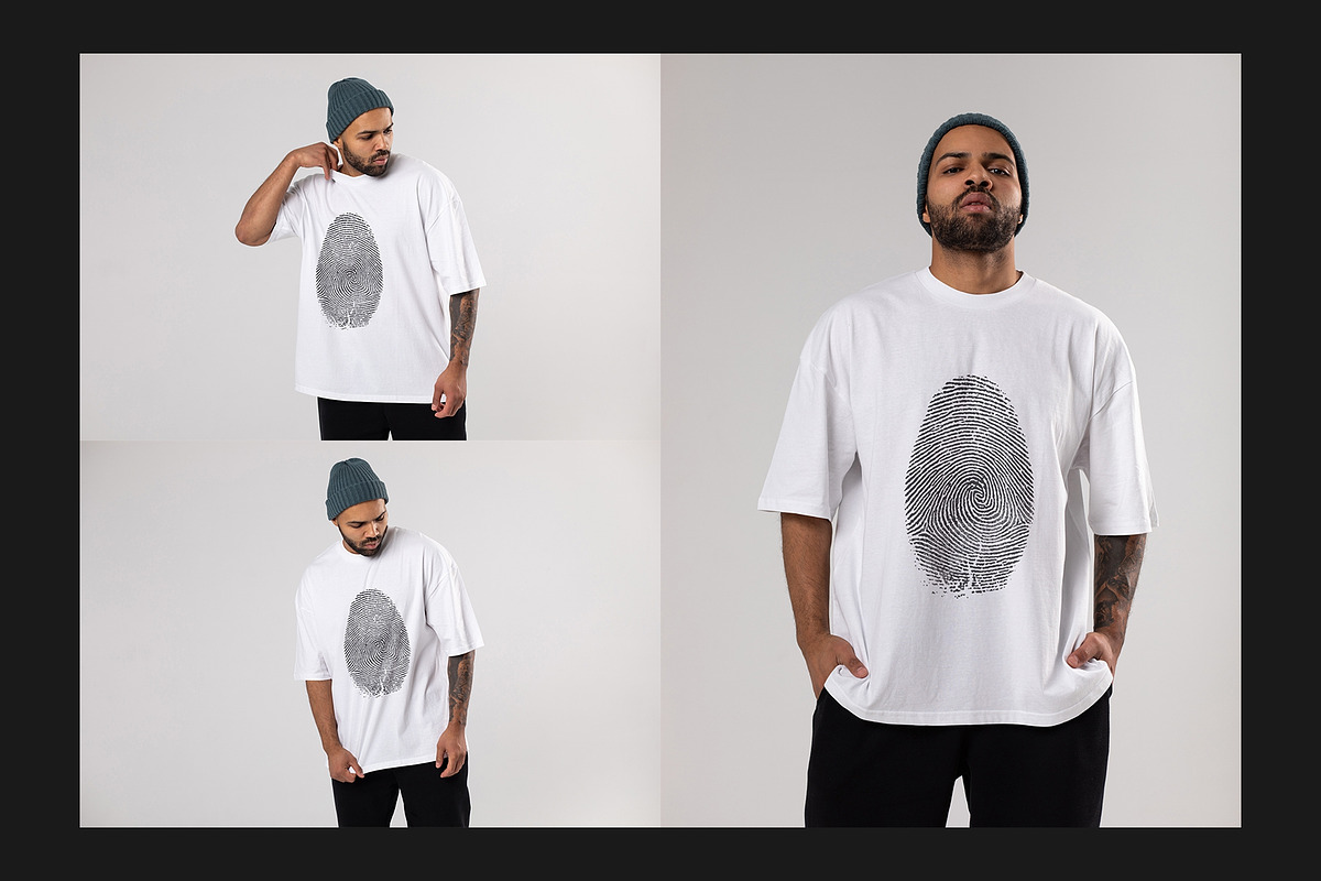 T-Shirt Mock-Up Set, a Shirt Mockup by Freeman Studio (Photo 7 of 22)