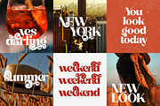 Hefton - ligature display typeface, a Serif Font by VP Fonts (Thumbnail 10 of 19)