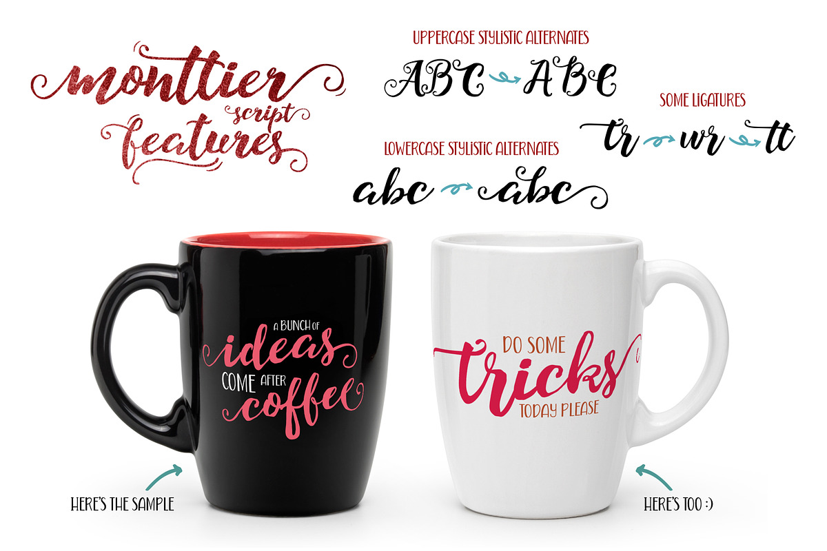 Monttier Script Font Duo, a Script Font by Heybing Supply Co. (Photo 9 of 10)