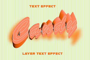 Candy Text Effect, a Layer Style Add-On by CreativeShaper