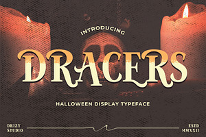 Dracers Halloween Font