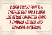 Gecarin – Bold Brush Display Font, a Sans Serif Font by MaikoHatta (Thumbnail 8 of 8)