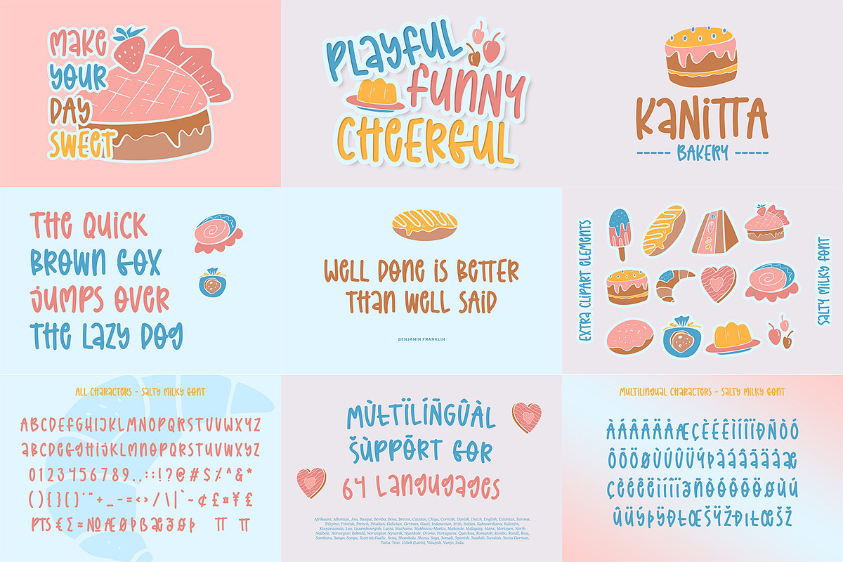 Adorable Font Bundle Vol 3, a Script Font by yumnatype (Photo 8 of 12)
