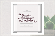 GRUNGE Social Media Quote Banners, a Social Media Template by Vova (Thumbnail 2 of 10)
