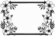 Elegant Floral Frame Bundle, an Illustration by Creativeshirt (Thumbnail 4 of 9)