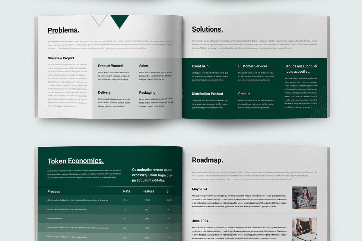 Landscape White Paper Layout, a Brochure Template by ContestDesign (Photo 5 of 5)