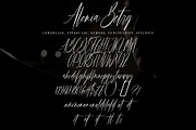 Alenia Betry, a Script Font by pineungtype (Thumbnail 6 of 9)