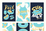 Pool Party - Summer Vector & Posters, a Seasonal Illustration by Panna Limon Store (Thumbnail 4 of 7)