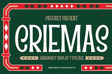 Criemas - Christmas Display Typeface