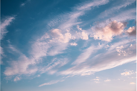 Natural Blue Light Cloudy Sky, a Nature Photo by Our Amazing World