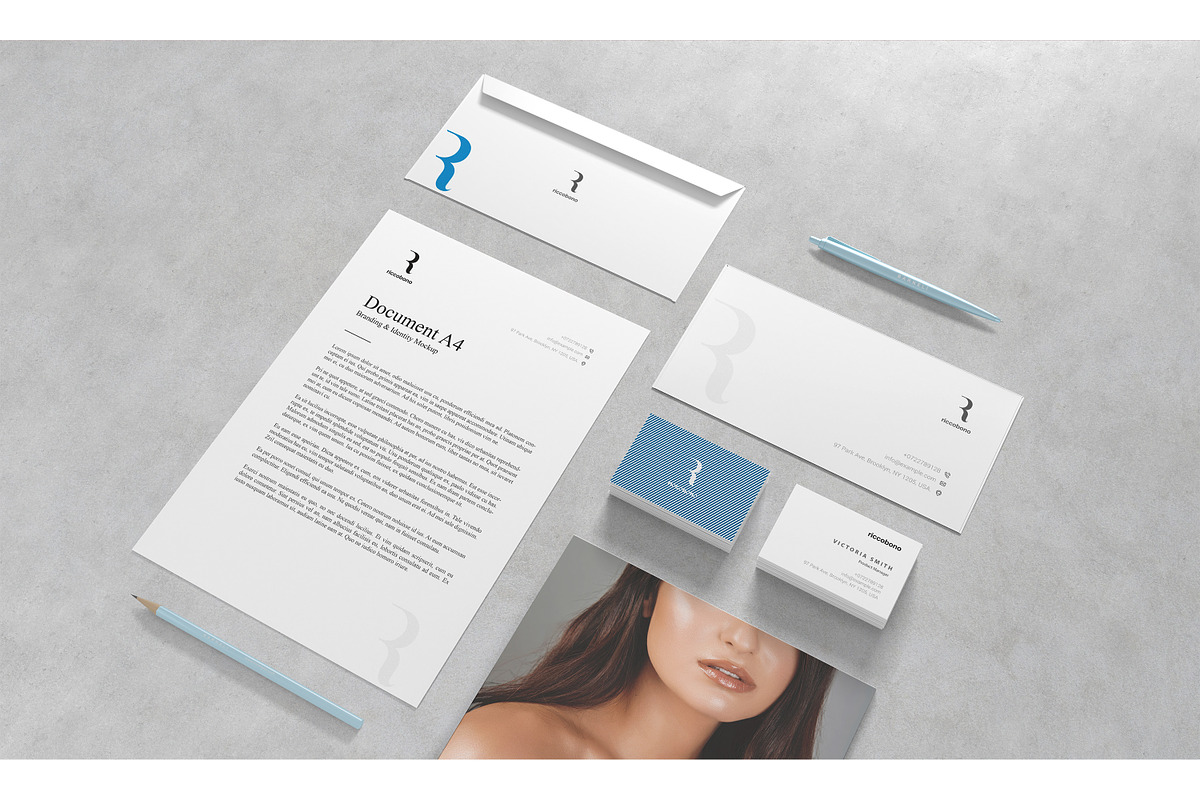 Stationery Branding Mockup #2, a Product Mockup by Seven Lights (Photo 3 of 3)
