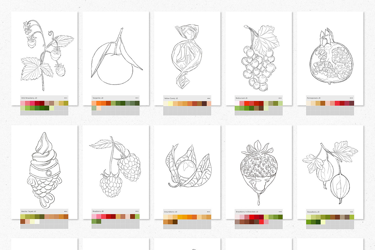Digital Sketches & Color Palettes, a Palette Add-On by Julia Dreams (Photo 4 of 7)