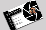 Photography Business Card, a Business Card Template by designerzDukan (Thumbnail 2 of 3)