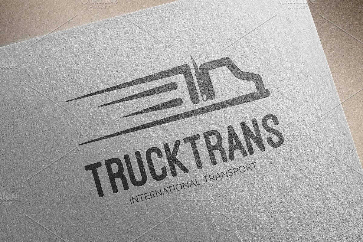 Truck Trans Logo, a Branding & Logo Template by artnook (Photo 3 of 5)