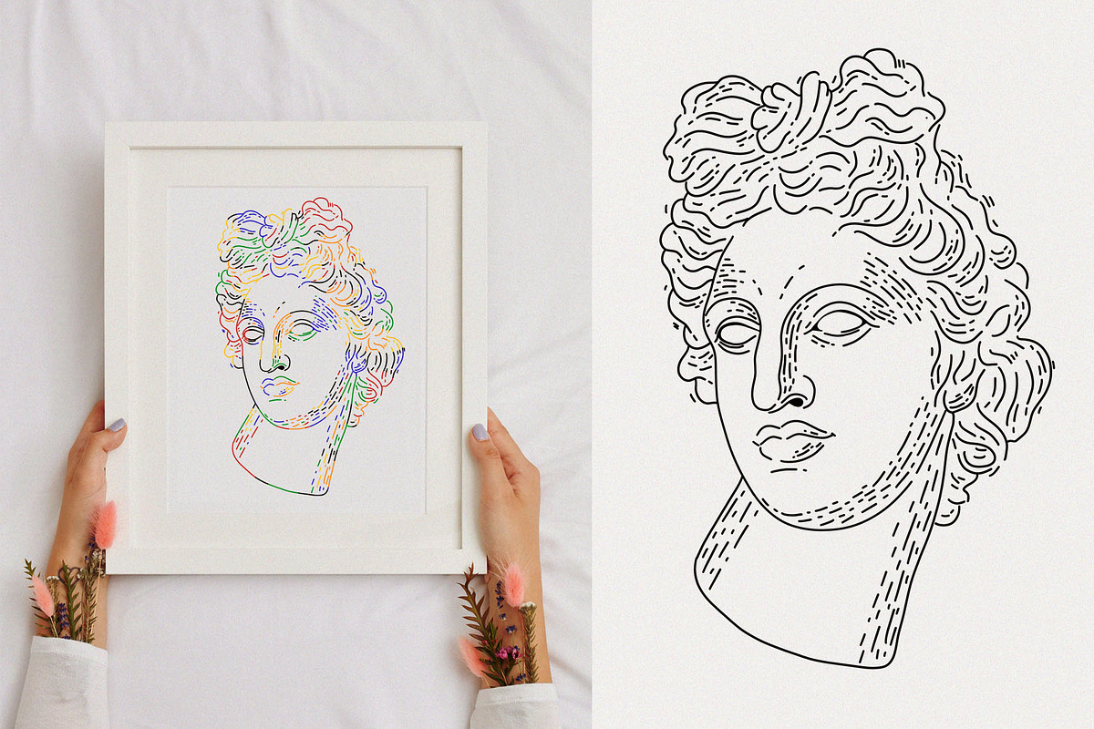 MODERN ANTIQUITY, a Person Illustration by Natali Batu (Photo 4 of 11)