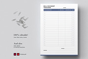 Monthly Bill Tracker Payment Planner, a Brochure Template by Niofix (Thumbnail 2 of 5)