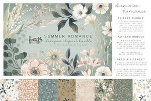 Mega Floral Clipart Bundle