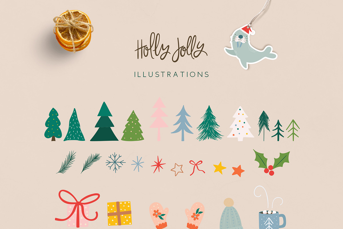 Holly Jolly Mini Holiday Collection, a Pattern Graphic by 7th Avenue Designs (Photo 7 of 8)