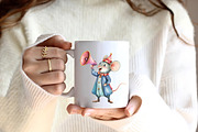 Vintage Circus Party Animals Clipart, an Illustration by CreationArt (Thumbnail 6 of 9)