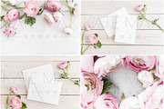 Pink Flowers & Card Mockups Bundle, a Print Template by Styled Stock House (Thumbnail 2 of 3)
