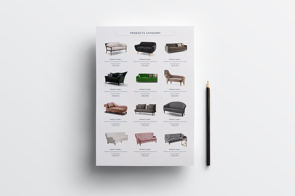 Product Catalog | MS Word & Indesign, a Stationery Template by obayes (Photo 4 of 6)