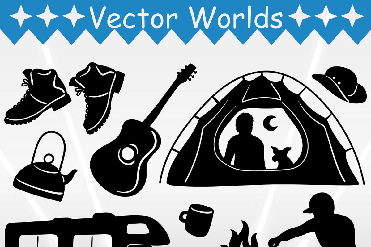 Winter Camp Fire SVG, Camp Fire SVG, an Object Graphic by VectorWorlds (Photo 2 of 3)