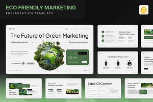 Eco Friendly Marketing Google Slides, a Presentation Template by Annora Studio