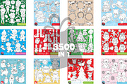 Mega Christmas Bundle -3500 graphics, an Illustration by PrettyBundles (Thumbnail 6 of 13)
