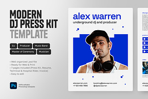 DJ Press Kit & Resume Template / EPK