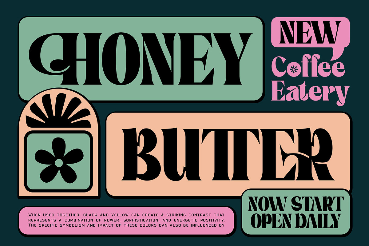 Boogie Soul Typeface, a Serif Font by alit design (Photo 8 of 18)