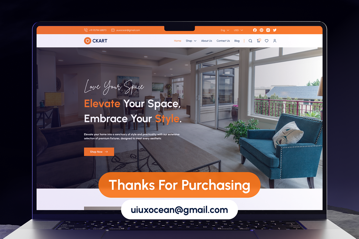 Ckart - E-commerce Website UI Kit, an UI Kit Template by UI/UX Ocean (Photo 6 of 6)