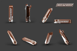 Chocolate Bar Mockup, an Advertising Mockup by Hubzway