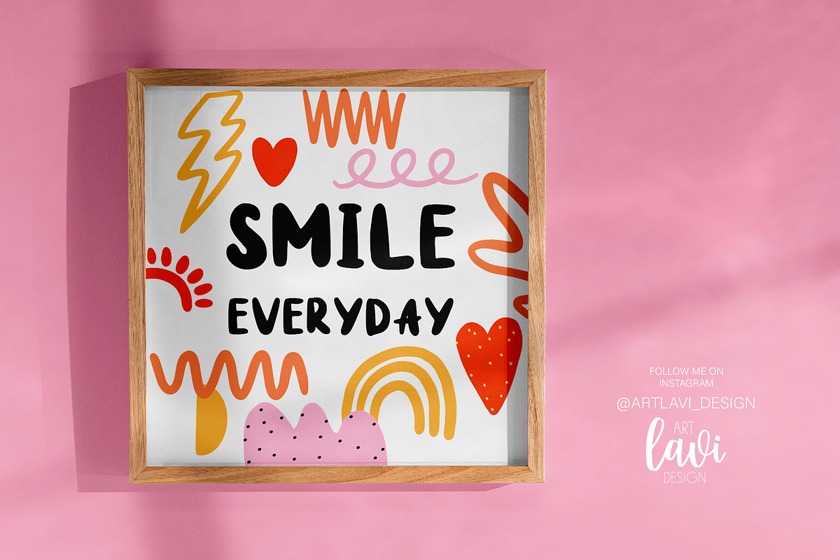 Ease font. Art creator., a Print Template by Artlavi_design (Photo 9 of 9)