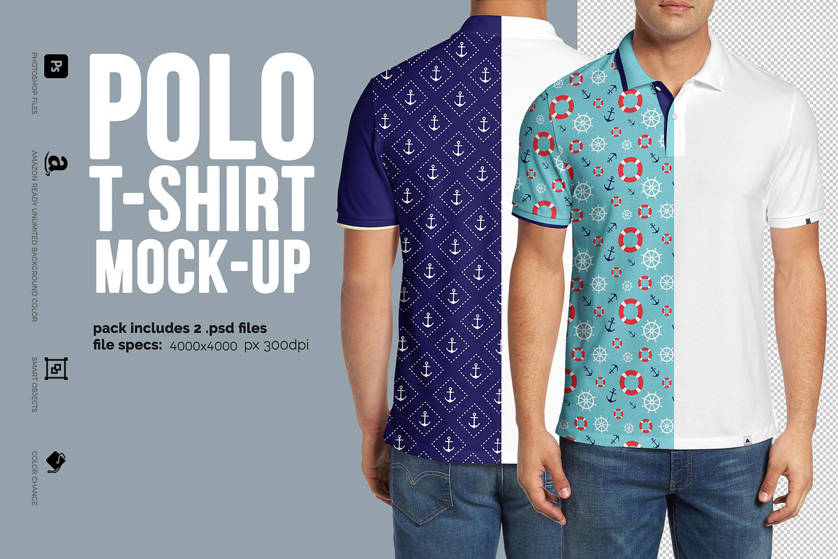Polo shirt Mock-Up, a Shirt Mockup by Mock-up Store (Photo 1 of 6)