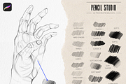 Pencil Studio - Procreate Brushes, a Brush Add-On by AMStudio. (Thumbnail 3 of 6)