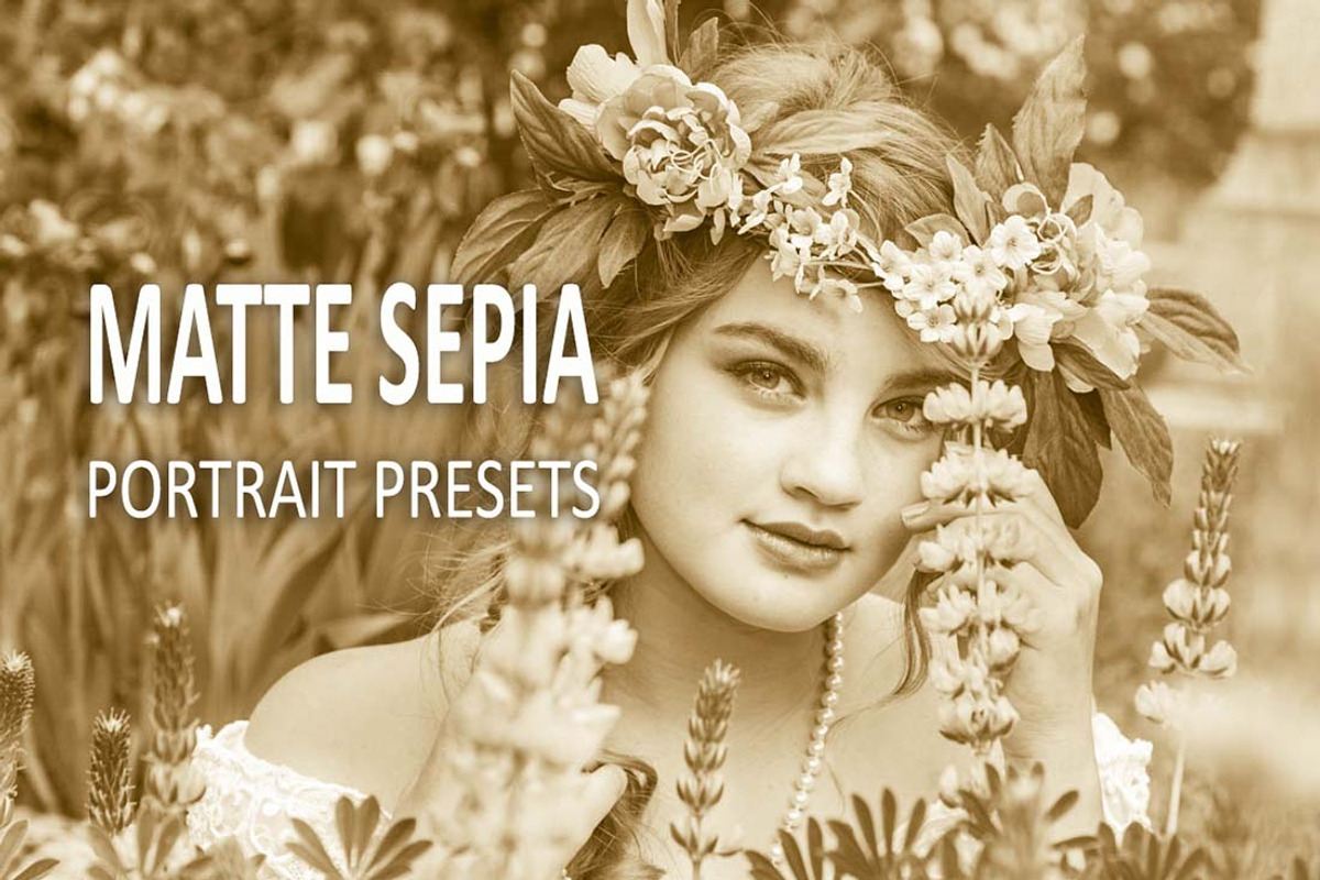 10 Matte Sepia Portrait Presets, a Preset Add-On by Timeless Presets (Photo 1 of 13)