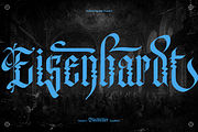 Eisenhardt - Gothic Blackletter Font, a Blackletter Font by Inviline.co (Thumbnail 1 of 15)