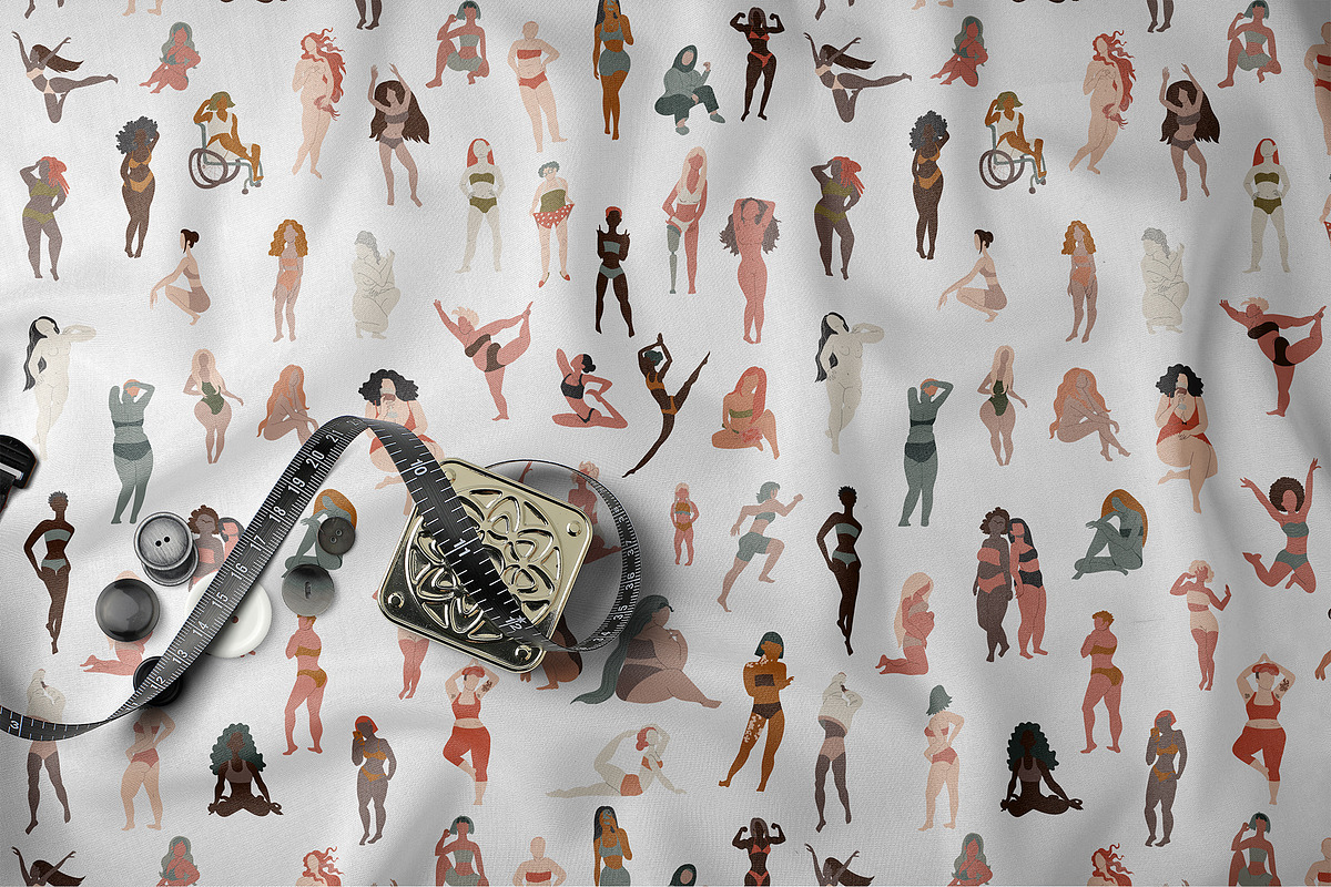 Body Positive Vector Collection, a Person Illustration by Kate Galunga Artstore (Photo 21 of 22)