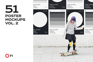 Urban Poster Mockup Template Bundle
