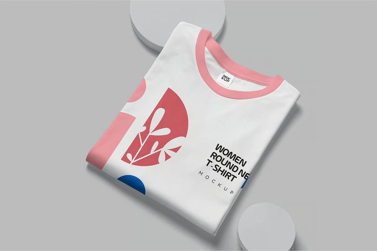 Girl Full Sleeve Crew Tee Mockups, a Shirt Mockup by megostudi0 (Photo 5 of 7)