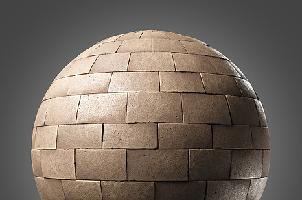 Lime stone blocks, a Textures & Material 3D Model by happy brush