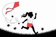 Kids Flying Kite Laser Cut Bundle, a Graphic by Designs_River (Thumbnail 7 of 11)