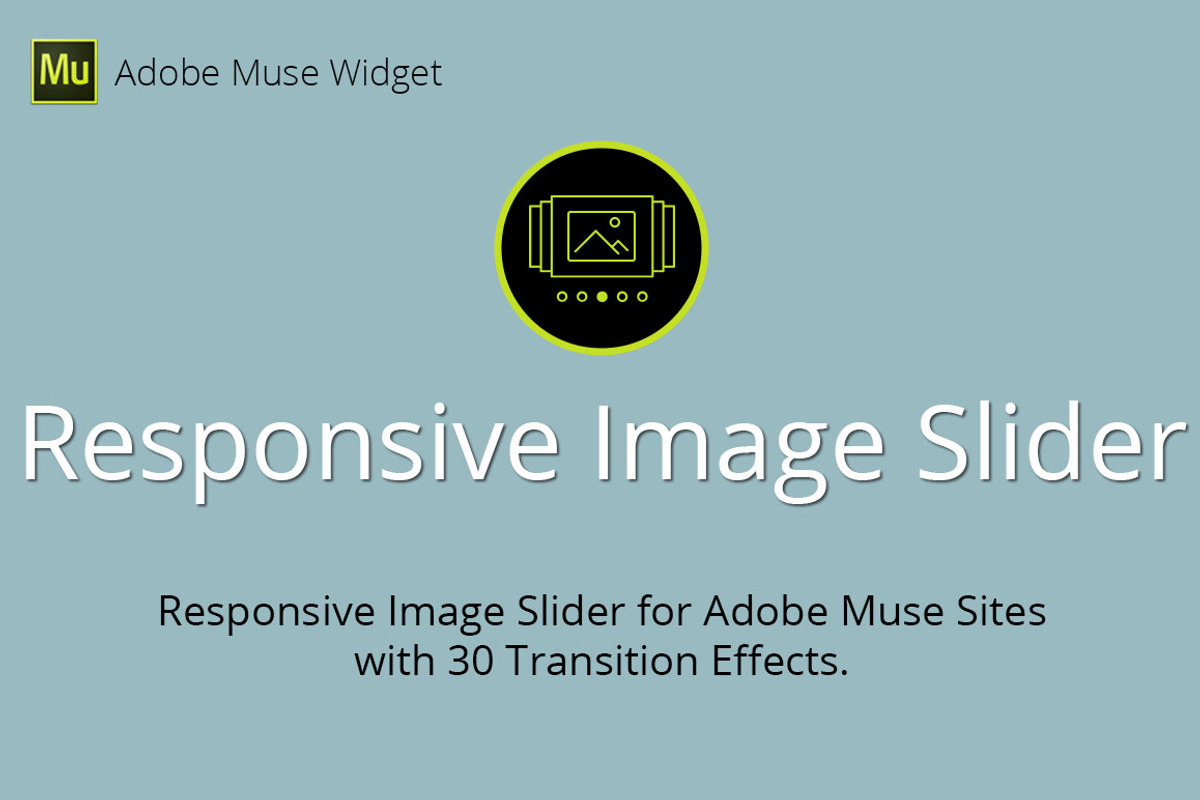 Responsive Image Slider Muse Widget