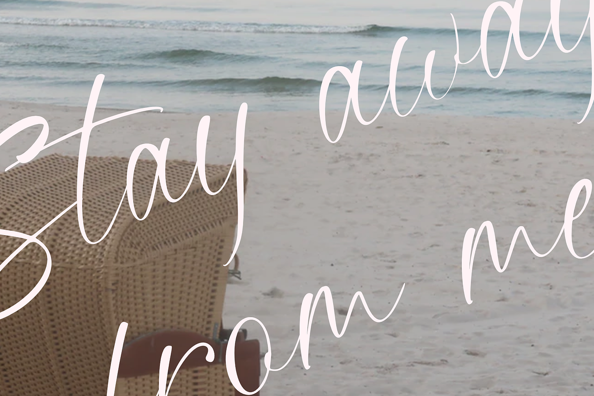 Ruttany- Modern Script Font preview 7